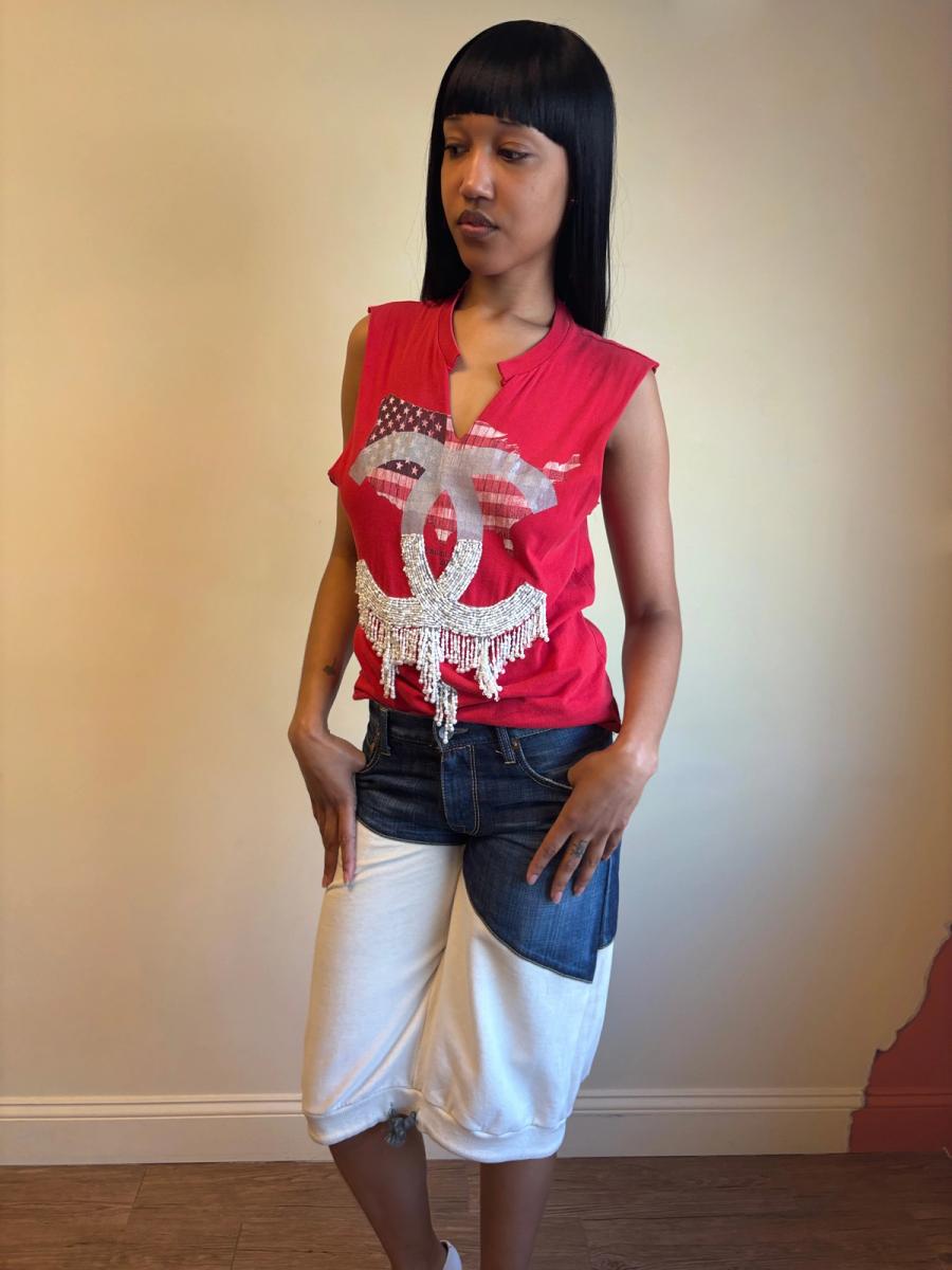 DryCleanOnly Chanel Beaded Tank product image