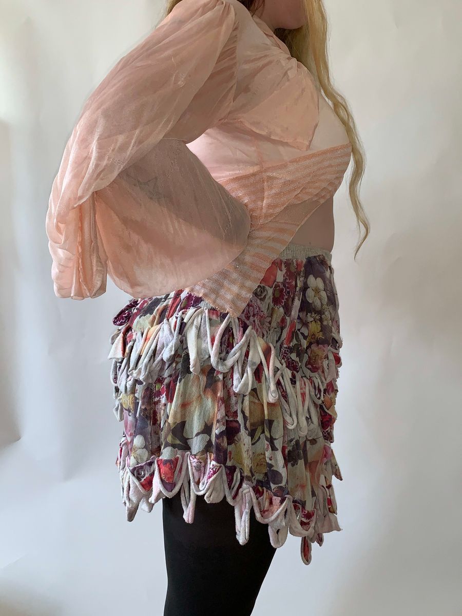 Nozomi Ishiguro Flower Mesh Skirt product image
