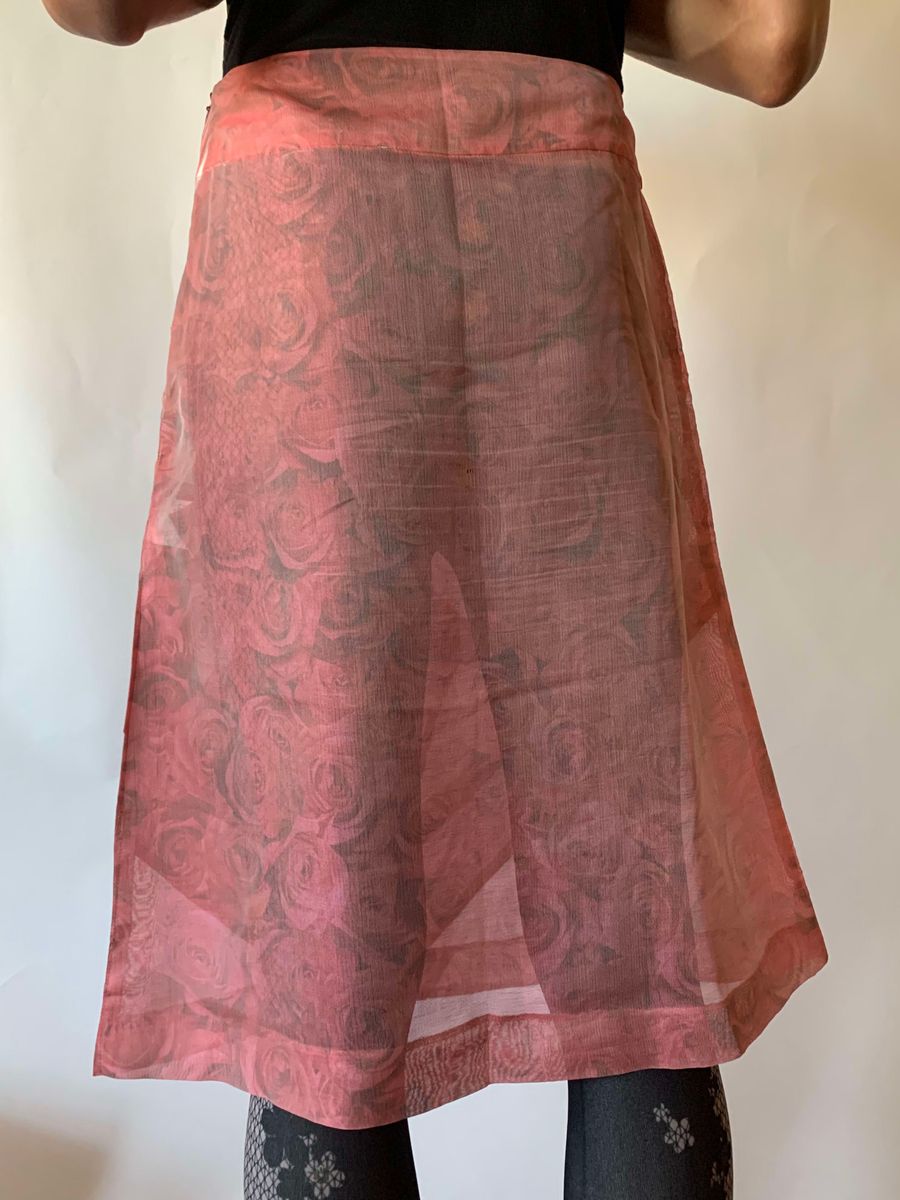 Kyoichi Fujita Pleated Sculptural Rose Skirt product image