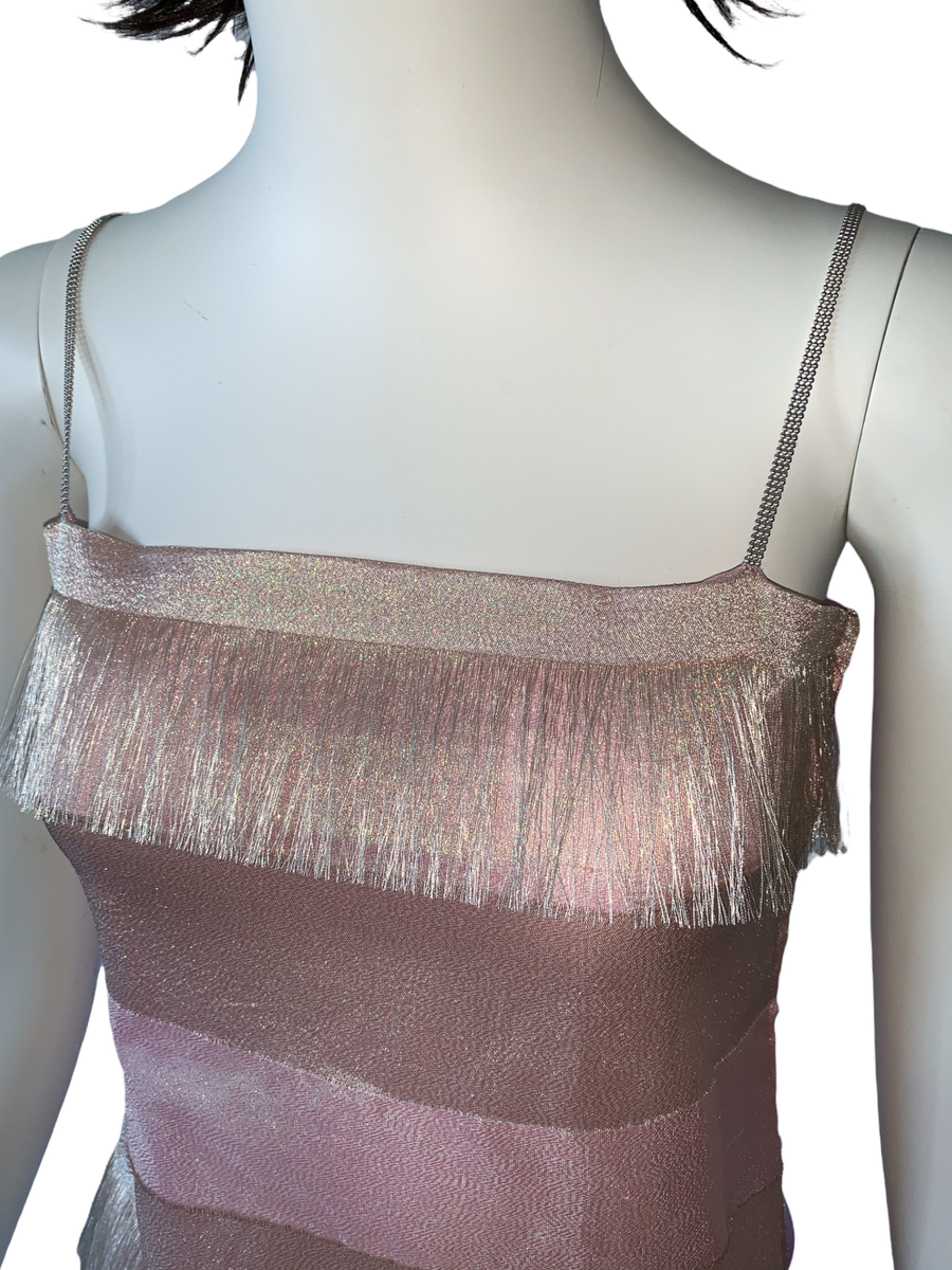 Kyoichi Fujita Iridescent Pink Fringe Top product image