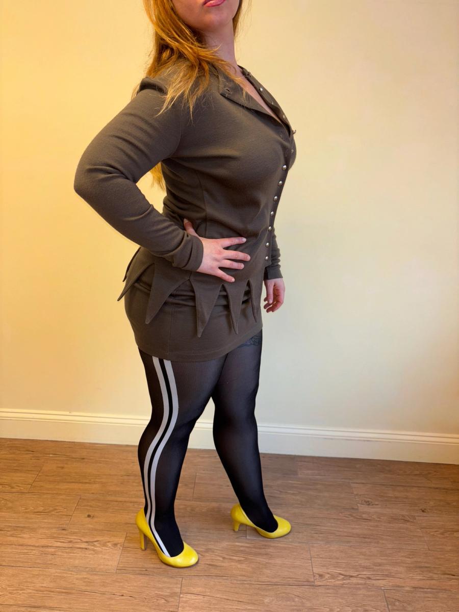 90s Chantal Thomass Jagged Hem Set product image