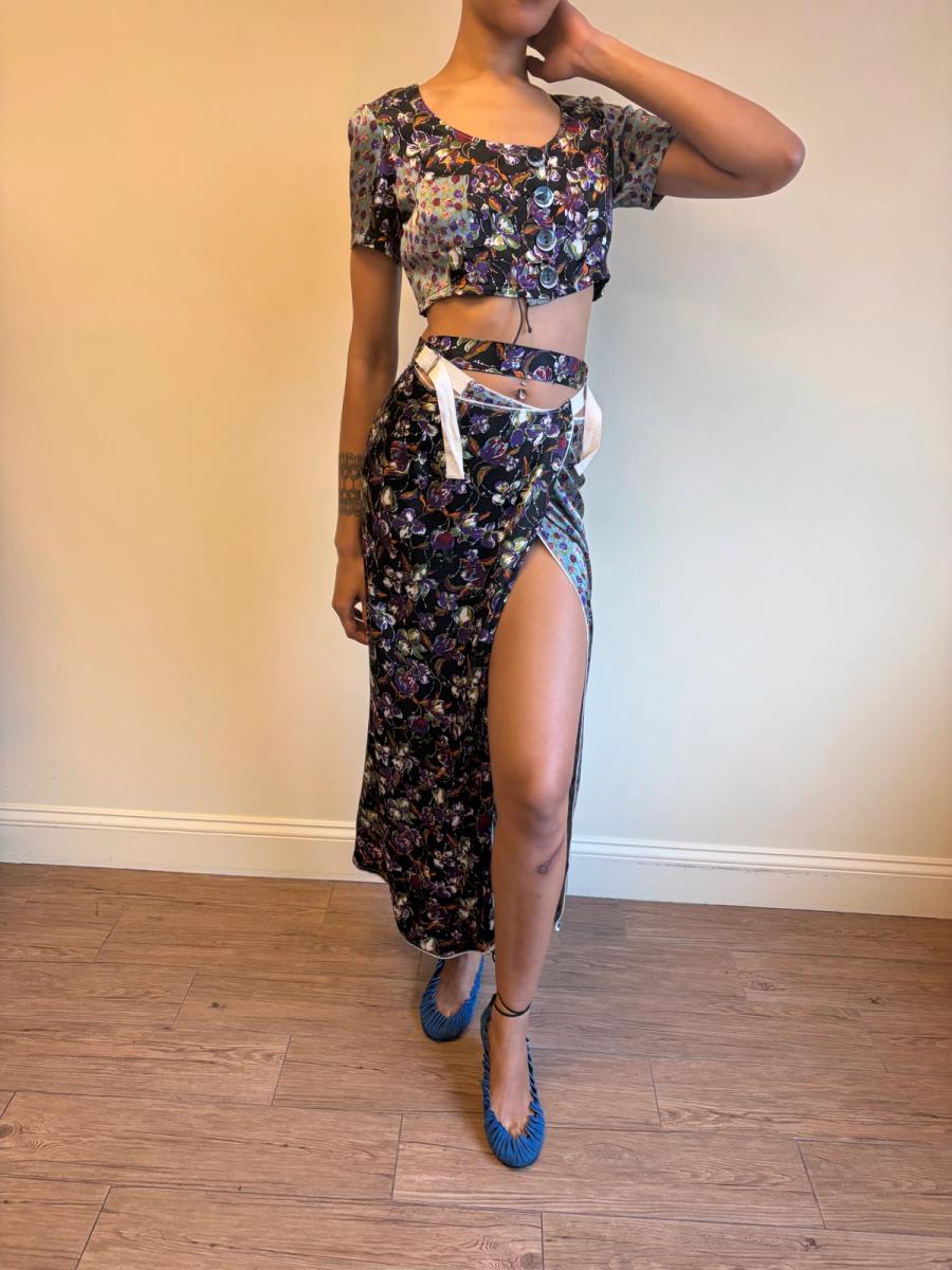 S/S 1994 Jean-Paul Gaultier Runway Floral Ensemble product image