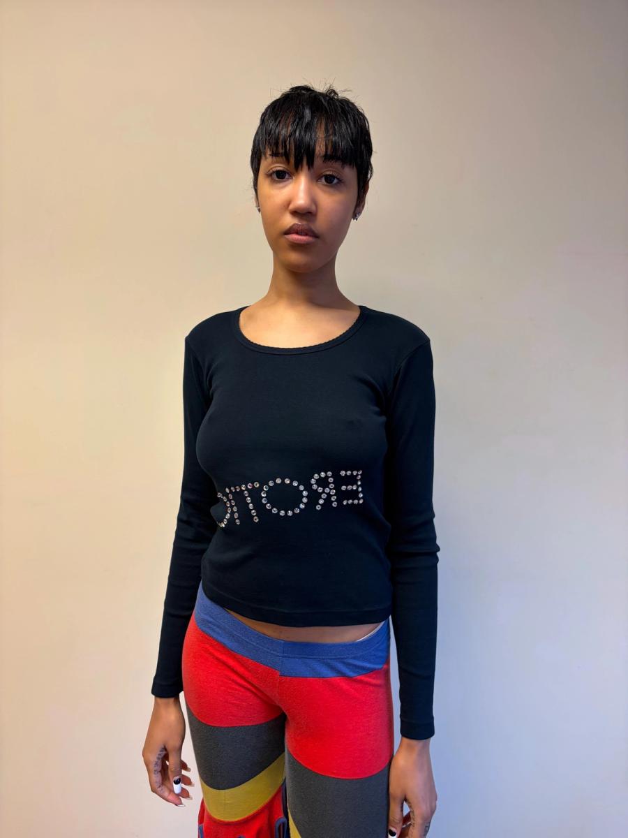 Sonia Rykiel Rhinestone EROTIC Rhinestone Shirt product image