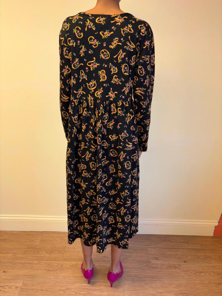 80s Chantal Thomass Oversized Letter Dress product image