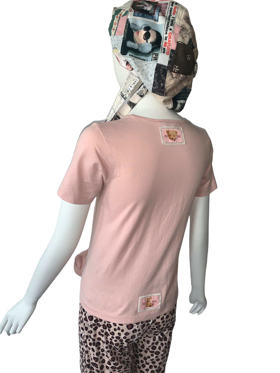 Pink House Dimensional Teddy Bear Tee product image