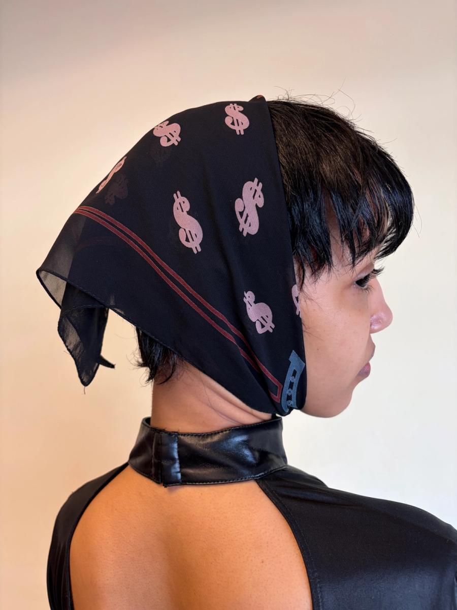 80s Jean-Paul Gaultier "Born to Win" Handkerchief product image