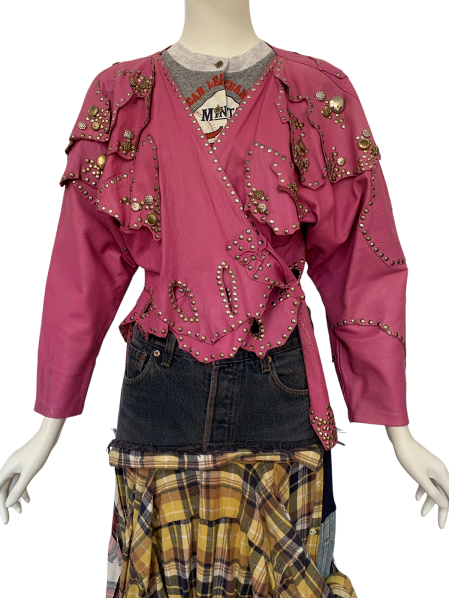80s Studded Leather Jacket product image