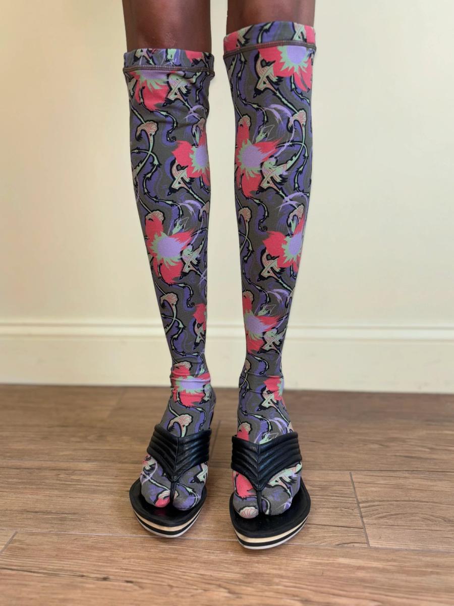 Vivienne Westwood 'Cut, Slash, & Pull' Print Socks product image