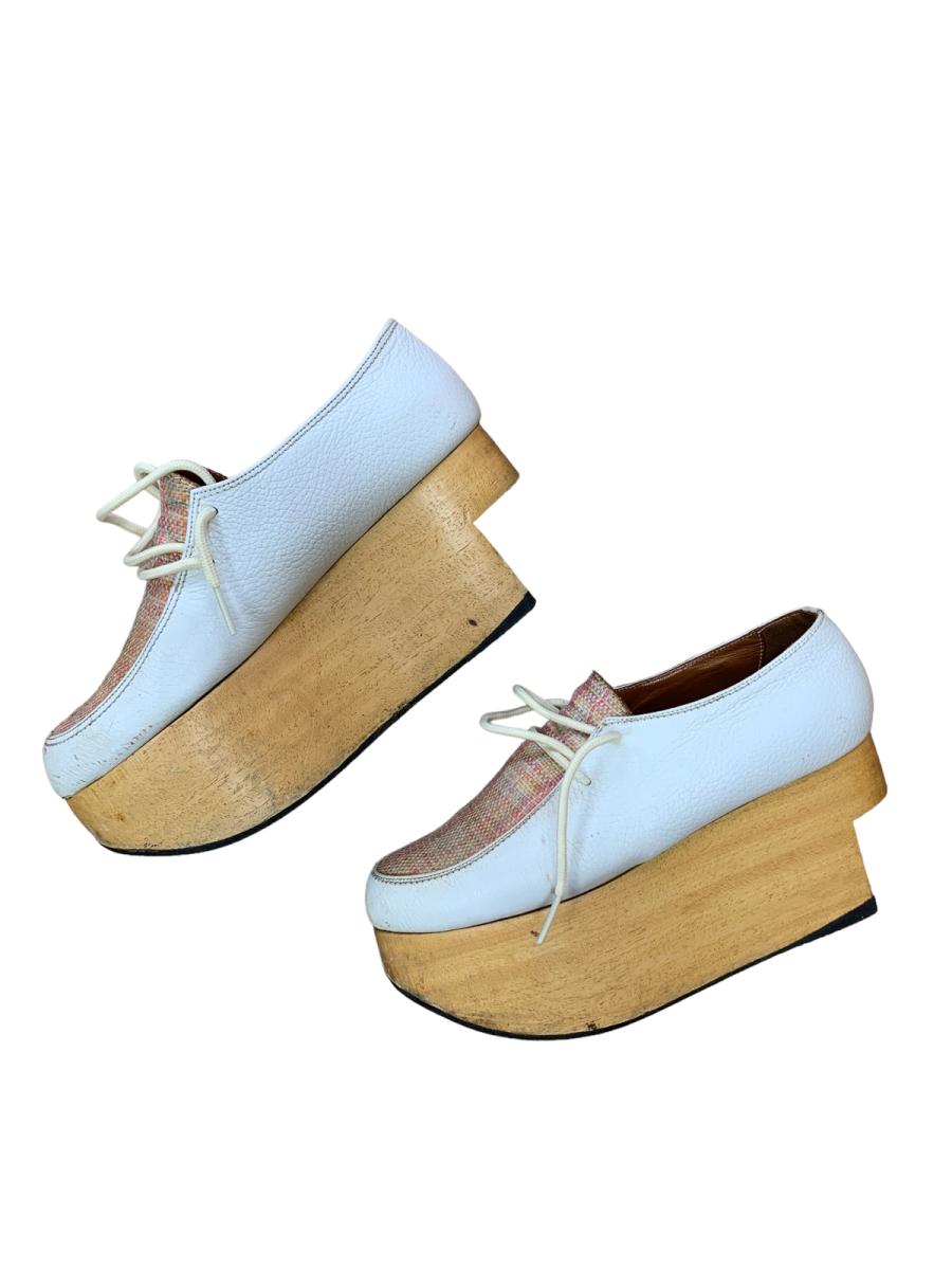 90s Vivienne Westwood Raffia Rocking Horse Shoes product image