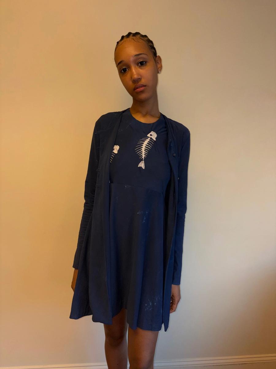 Franck Joseph Bastille Fishbone Two Piece Dress product image