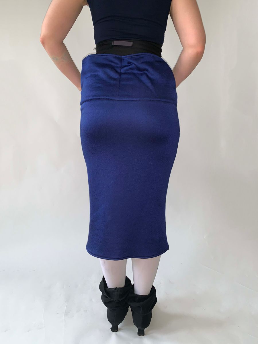 1980s Gaultier Public Gibo Fleece Skirt product image