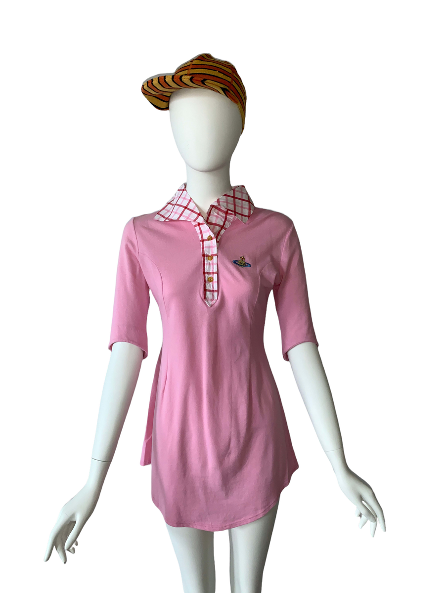 90s Vivienne Westwood Pink Polo Dress product image