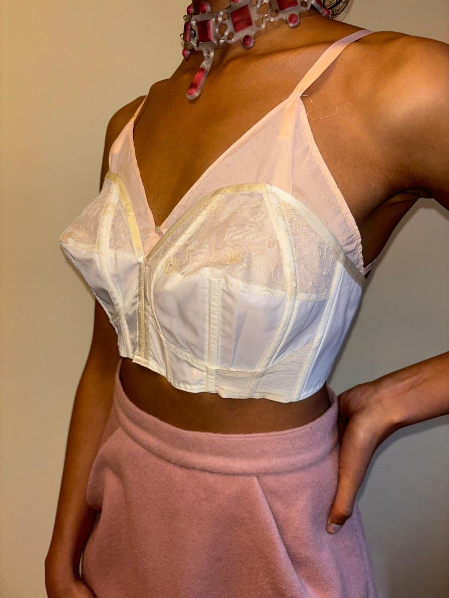 1950s Boned Strapless Bra product image
