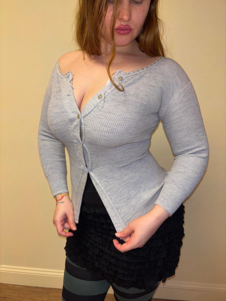 30s or 40s Baby Blue Cardigan product image