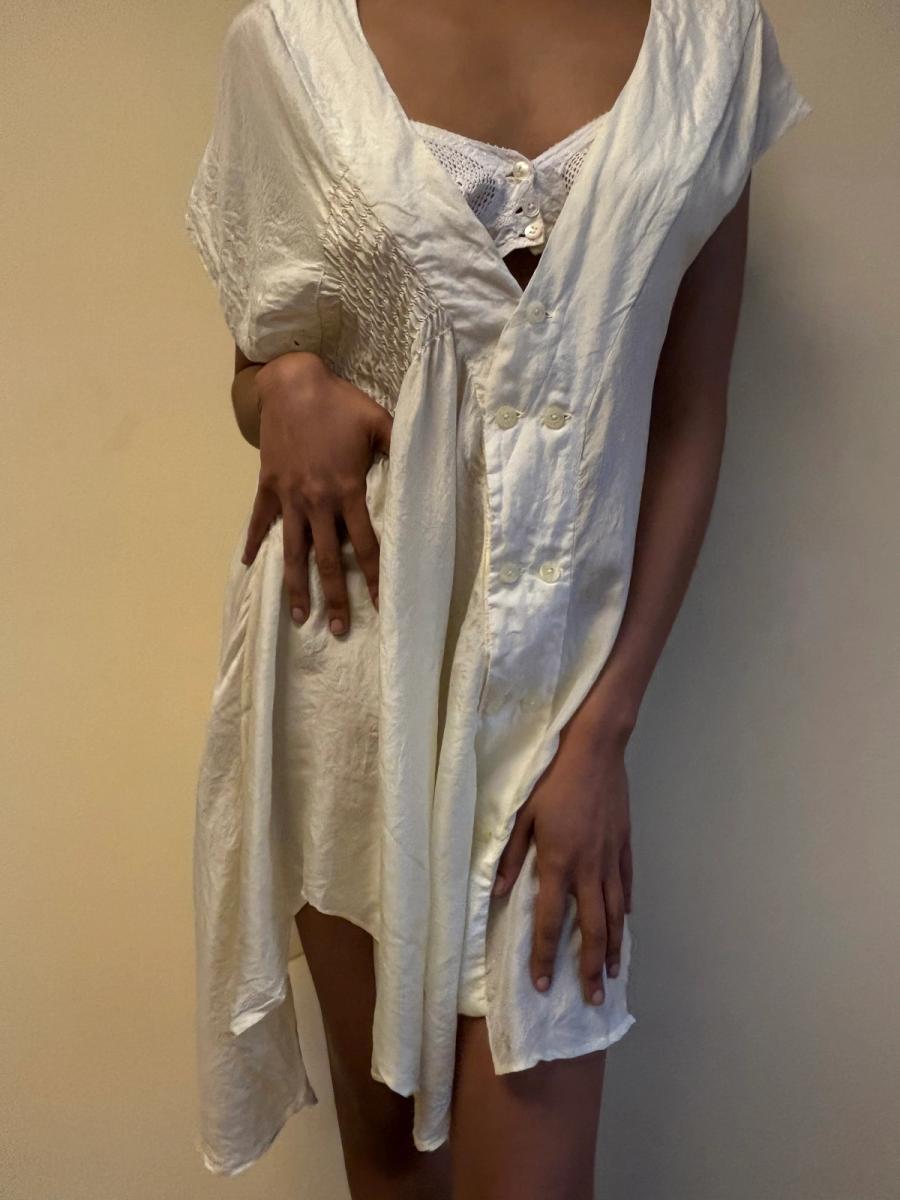 Marjan Pejoski Pale Yellow Babydoll Dress product image