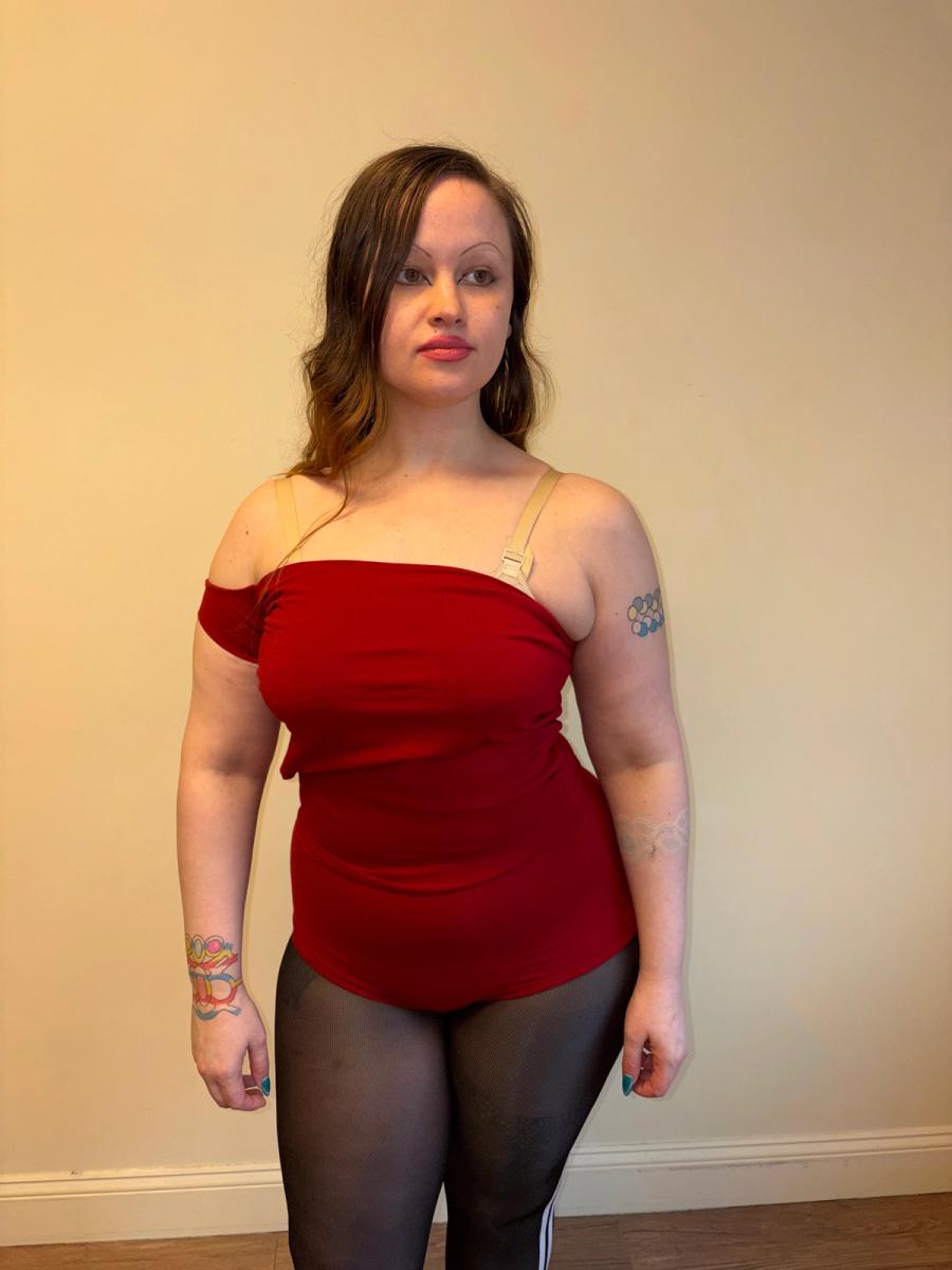 Romeo Gigli Draped Asymmetrical Bodysuit  product image
