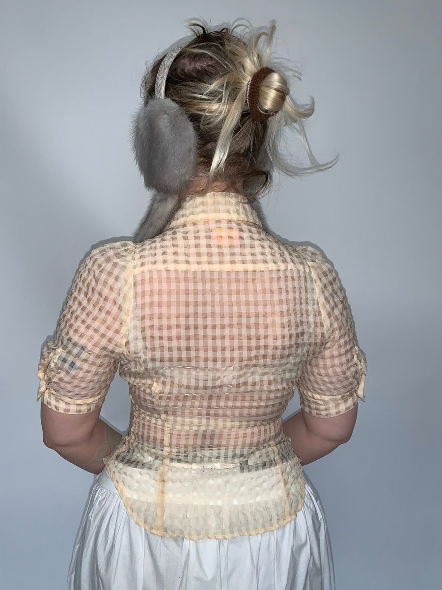 Vivienne Westwood Sheer Gingham Button Up product image