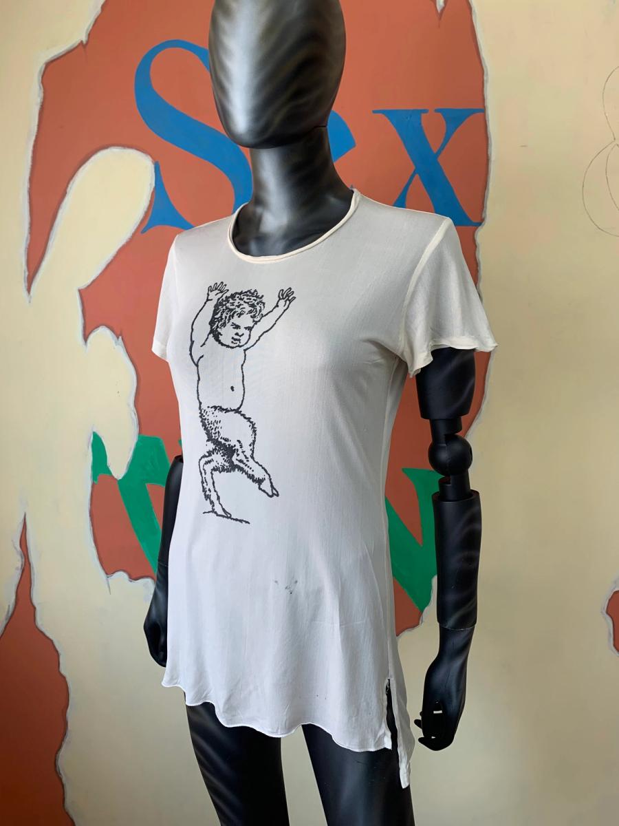 1980s Vivienne Westwood Silk Jersey Satyr Tee product image