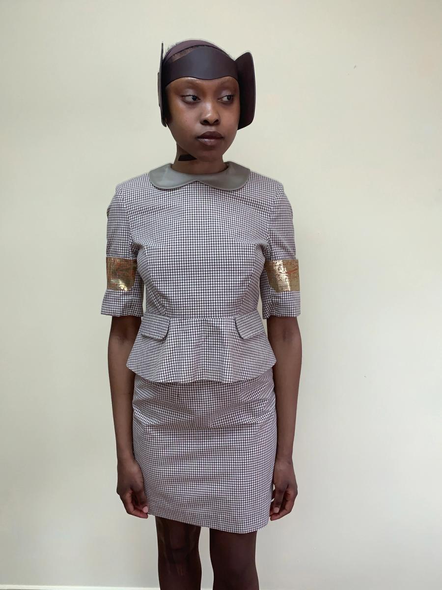Vivienne Westwood 1989 'Civilizade' Gingham Suit With Gold Frame product image