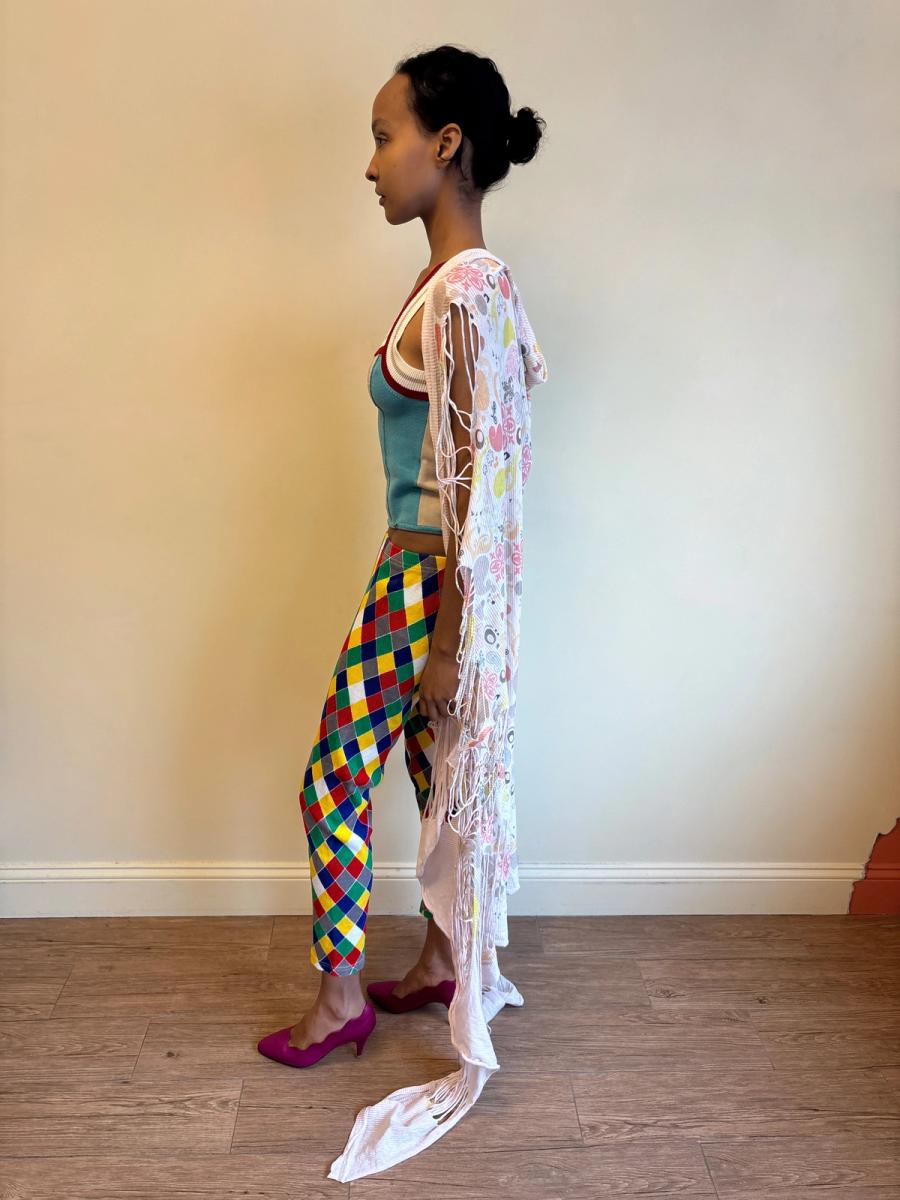 Nozomi Ishiguro Slashed Shawl product image