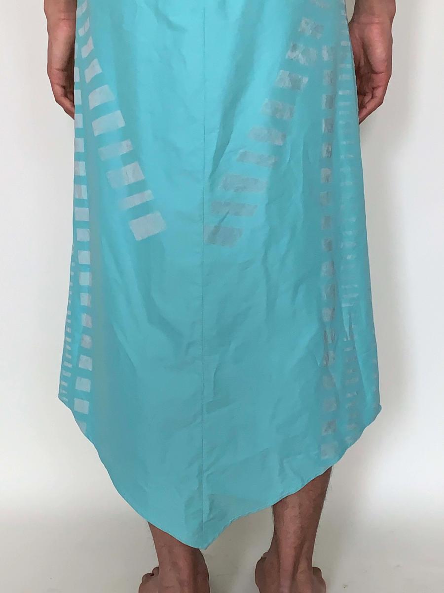 Biche De Bere Pointed Flocking Halter Dress  product image