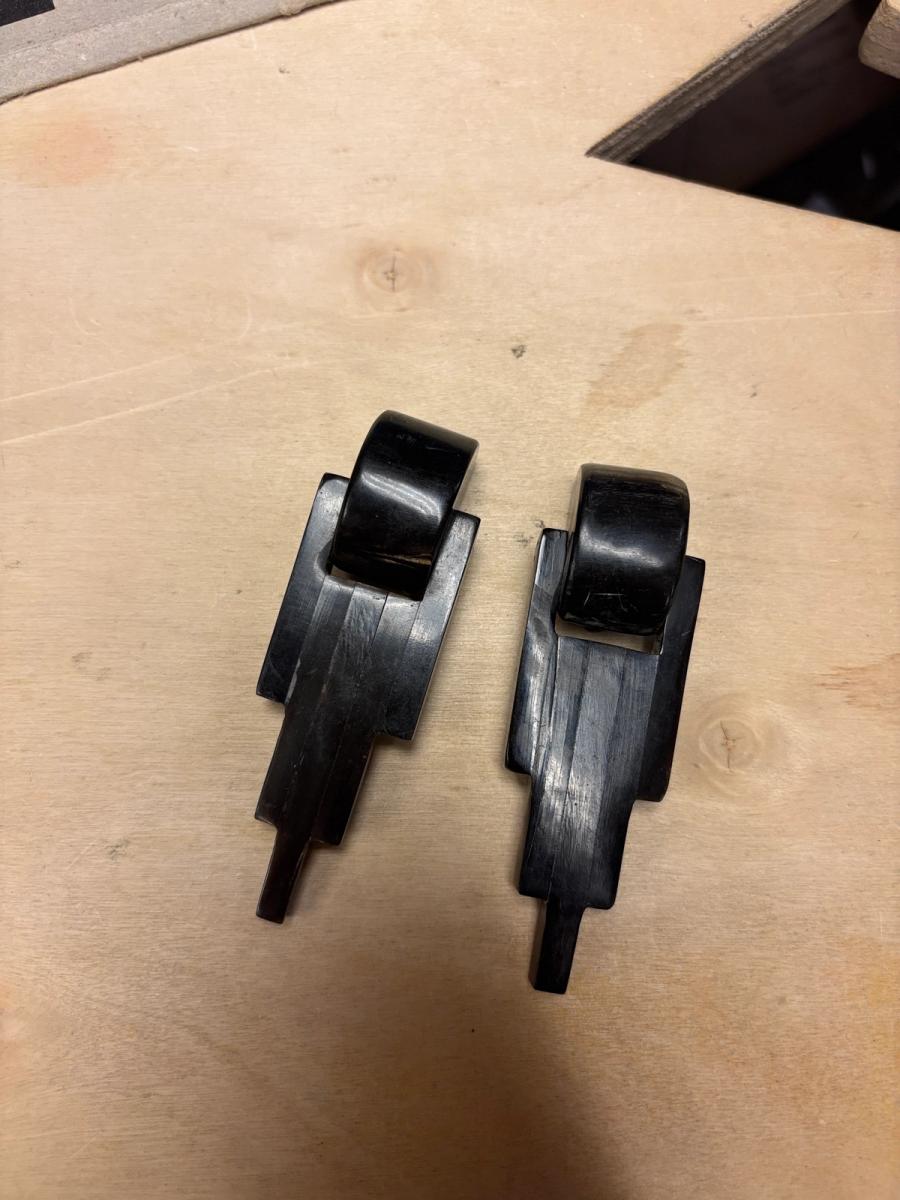 30s or 40s Bakelite Skyscraper Earrings product image