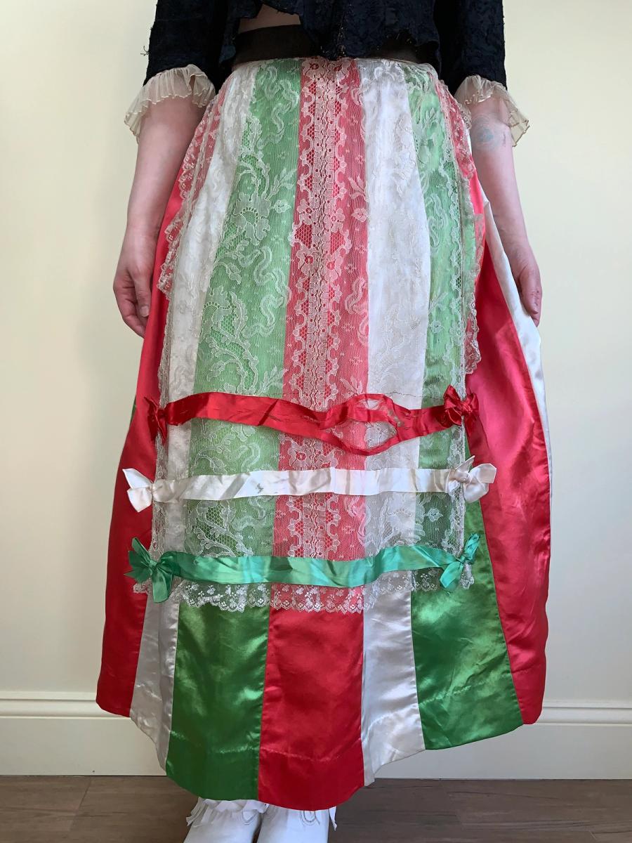 Early 1900s Basque Apron Skirt product image