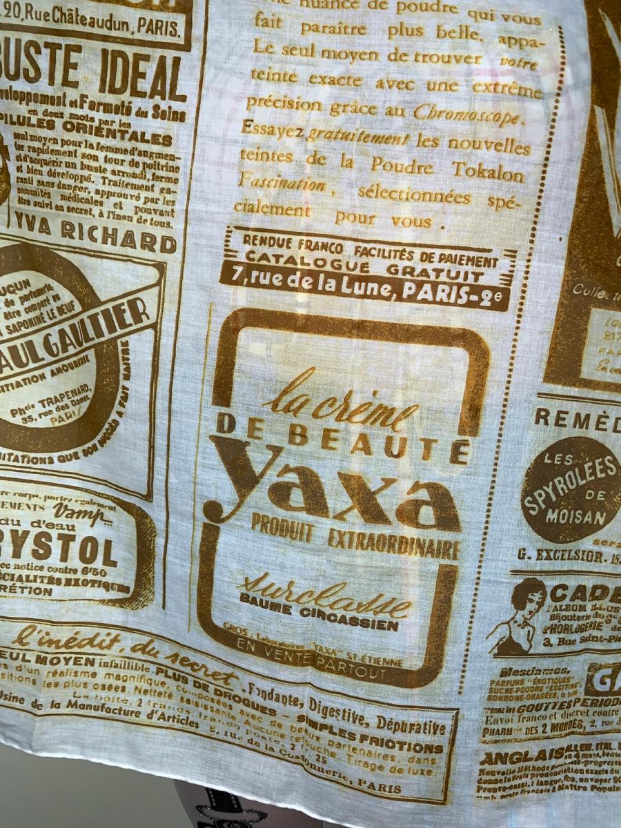 Jean Paul Gaultier Newsprint Handkerchief product image