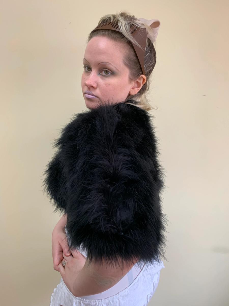 Obscure Desire of Bourgeoisie Marabou Jacket product image