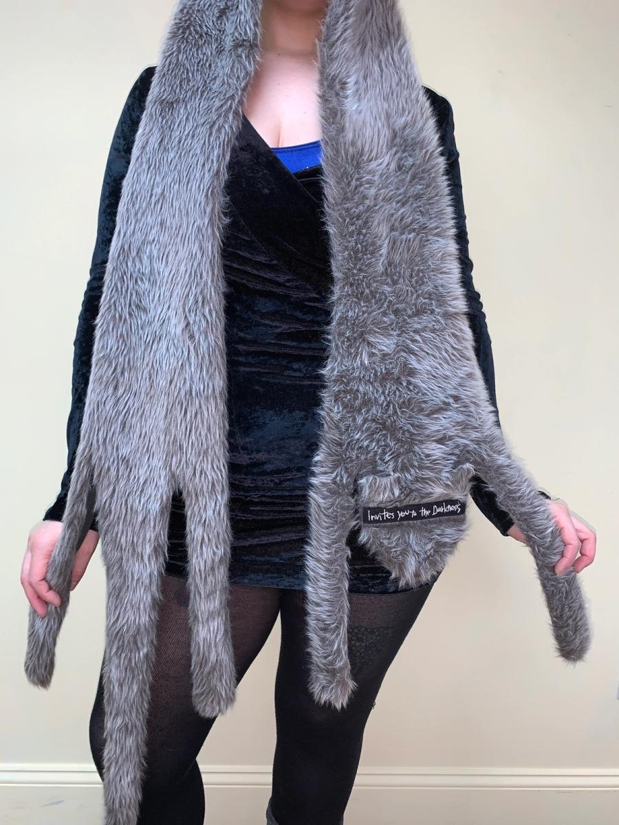 Milkboy Faux Fur "Darkness" Scarf product image