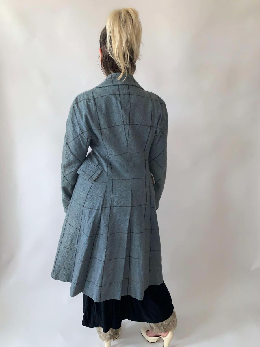 90s Vivienne Westwood Plaid Overcoat product image