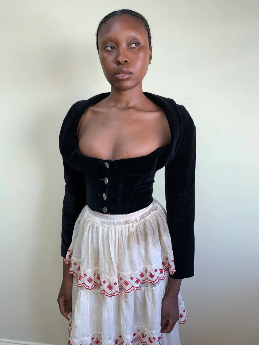 Vivienne Westwood 1988-89 Underbust Velvet Jacket product image