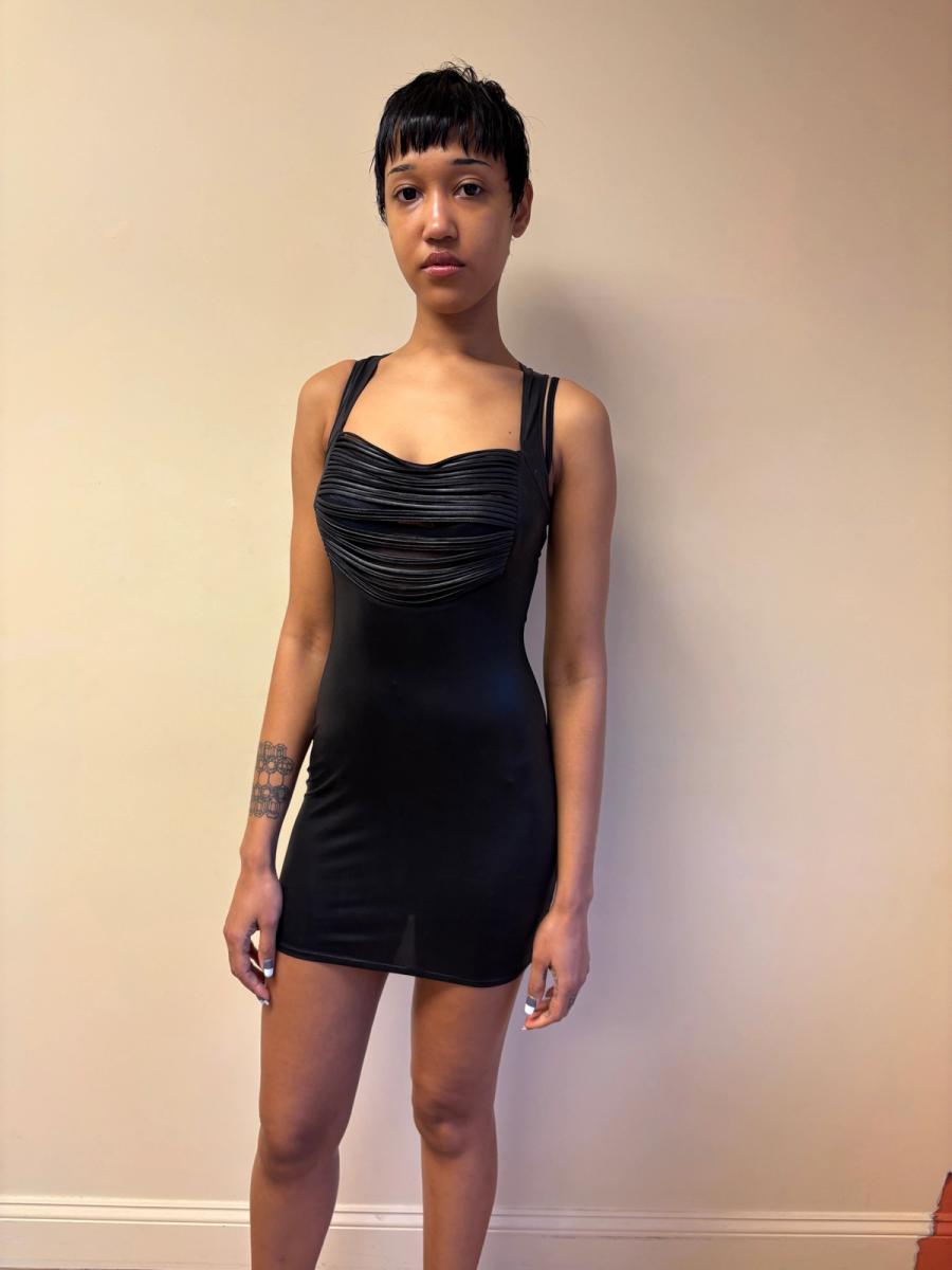 Patrice Catanzaro Butt Fringe Cutout Dress product image