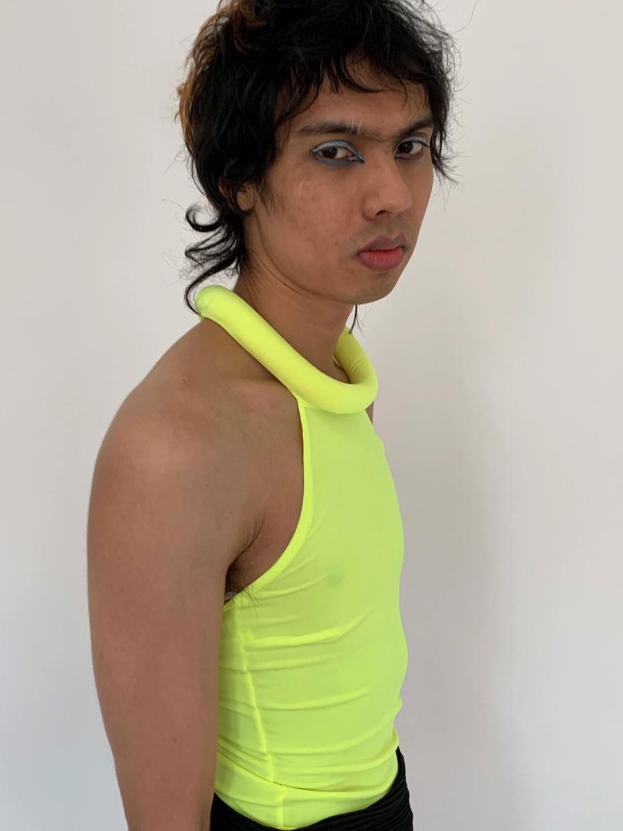 Vintage Cyberdog Sculptural Neon Top product image