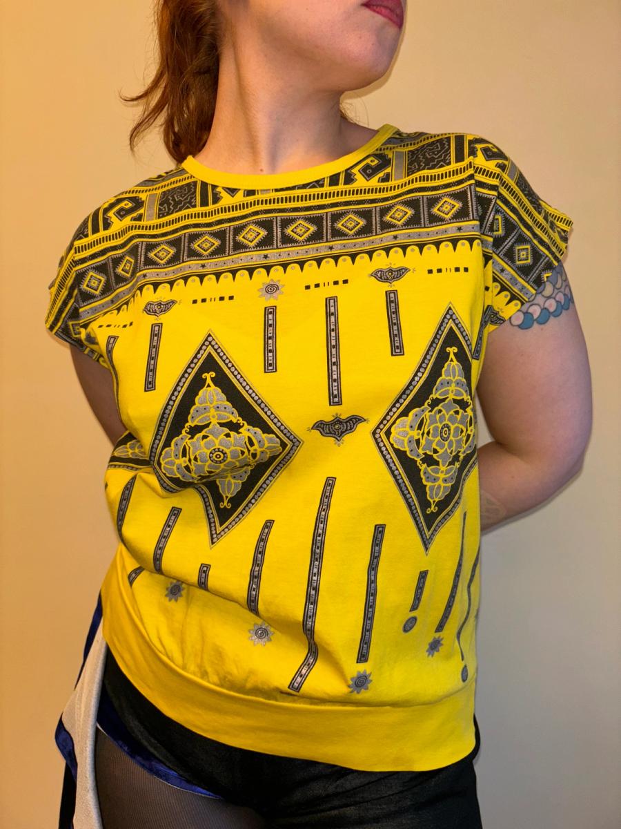 80s Kansai Yamamoto Diamante Print Top product image