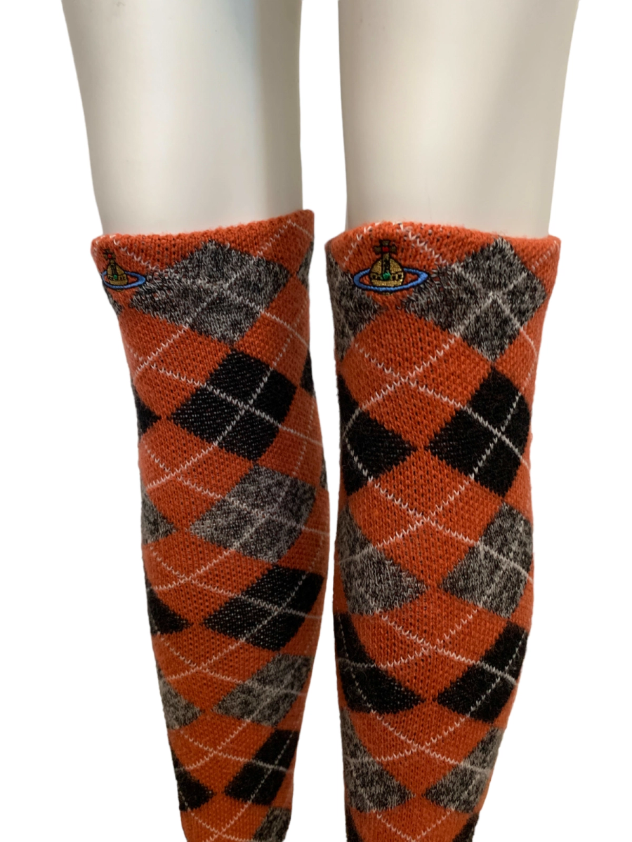 90s Vivienne Westwood Argyle Leg Warmers product image