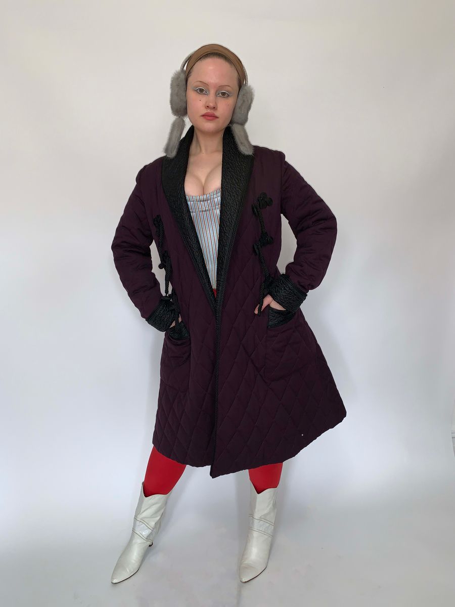 Jean Paul Gaultier 1994 Quilted Princess Coat product image