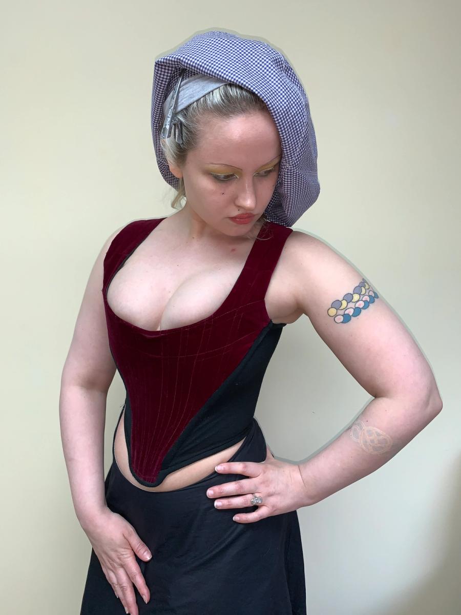 1987 Vivienne Westwood 'Harris Tweed' Collection Velvet Corset product image