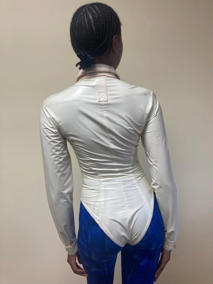 90s Thierry Mugler PVC Leotard product image