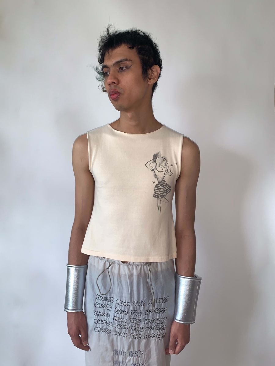 Poetry of Sex Pencil Drawing Tanktop product image