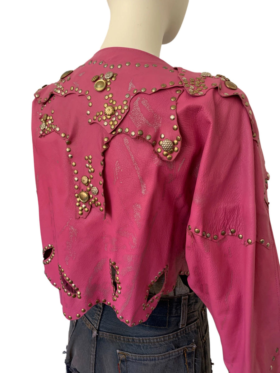 80s Studded Leather Jacket product image