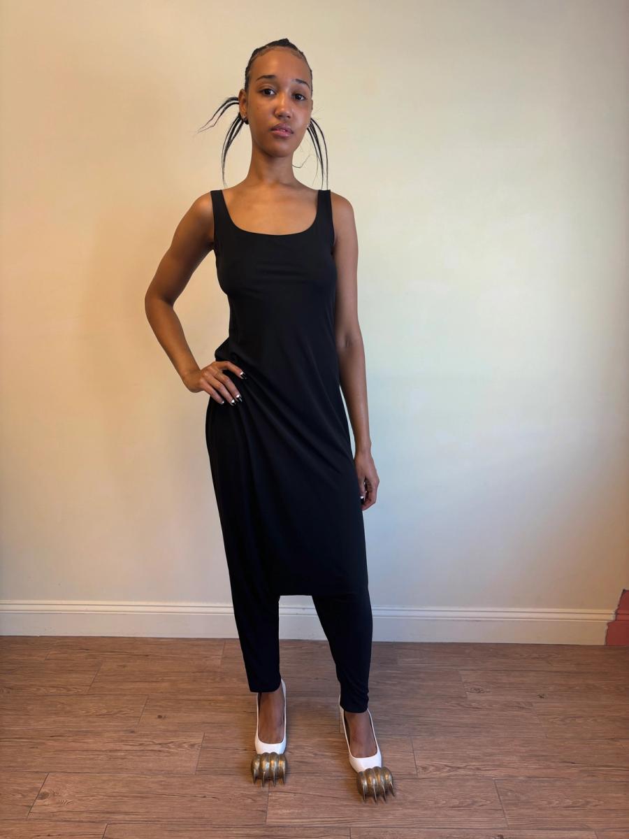 80s Norma Kamali Pants/Skirt Jumpsuit  product image