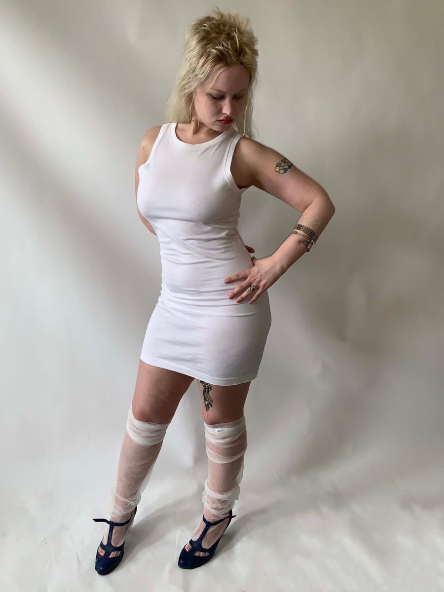Romeo Gigli Vintage Bodycon Dress w/ Cutout product image