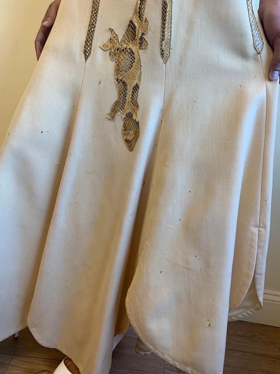 Bill Gibb Lizard Cutout Skirt product image