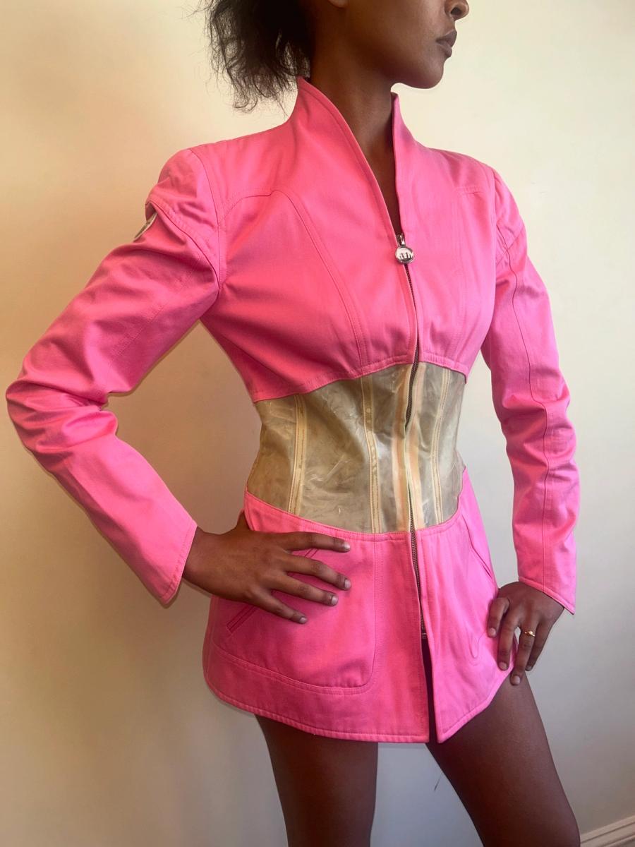 Thierry Mugler Trademark MTM Hot Pink PVC Jacket product image