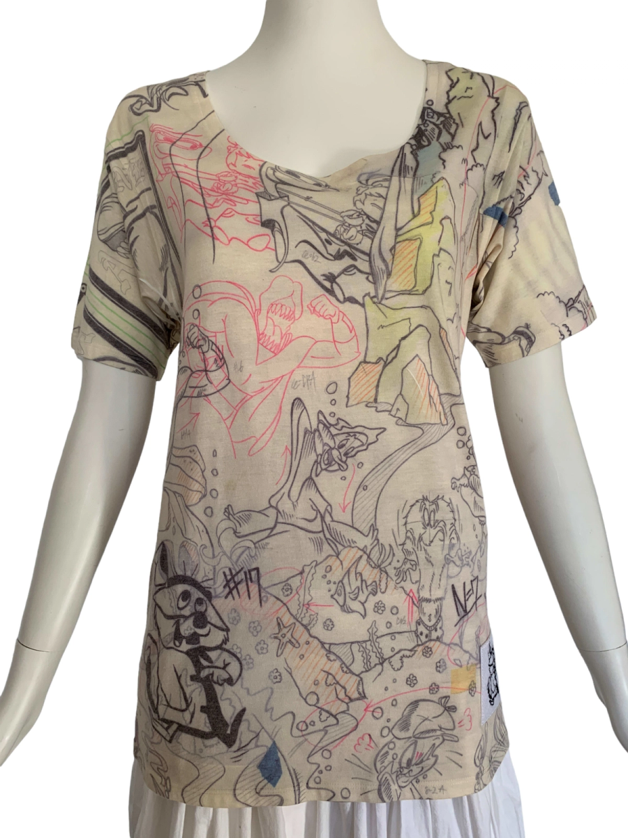 BodySong Cartoon Drawing T-shirt product image