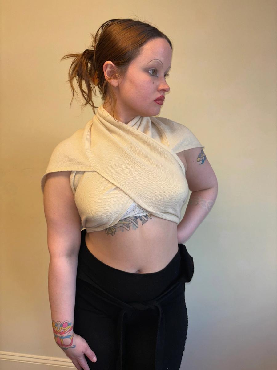 Sonia Rykiel Wrap Faux-Cardigan Shawl product image