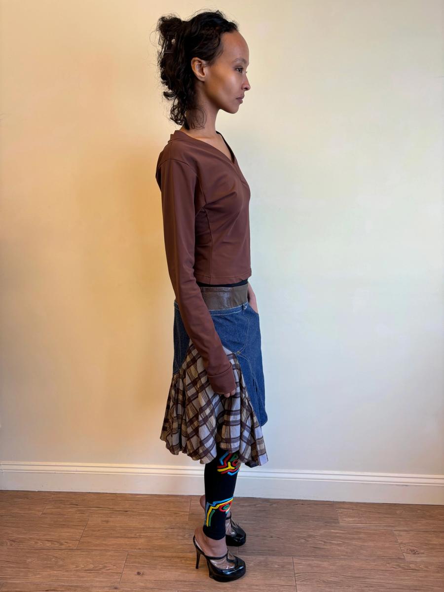 90s 20471120 Patchwork Skirt product image