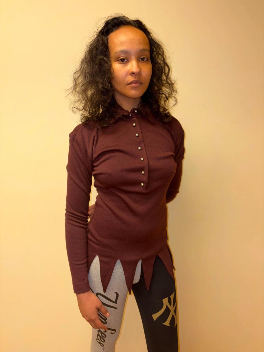 90s Chantal Thomass Harlequin Top  product image