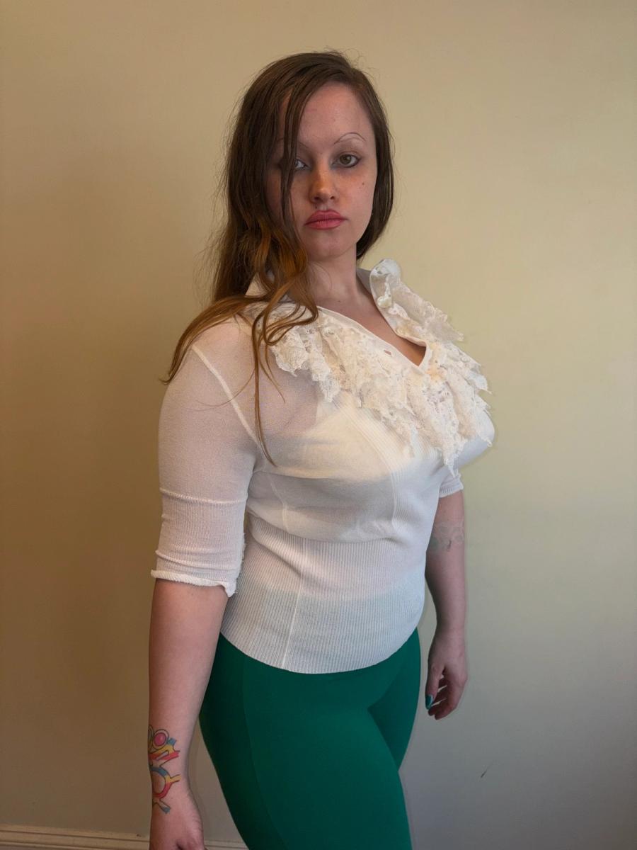 1996 Vivienne Westwood Crochet Sheer Blouse product image